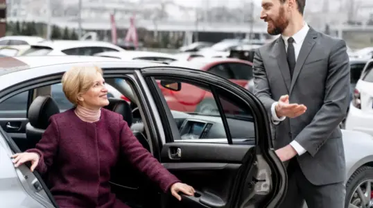 Intercity private luxury transfer in Morocco with professional chauffeur and premium vehicles