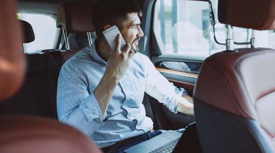 Long-distance private transfers in Morocco with professional chauffeur and luxury vehicles