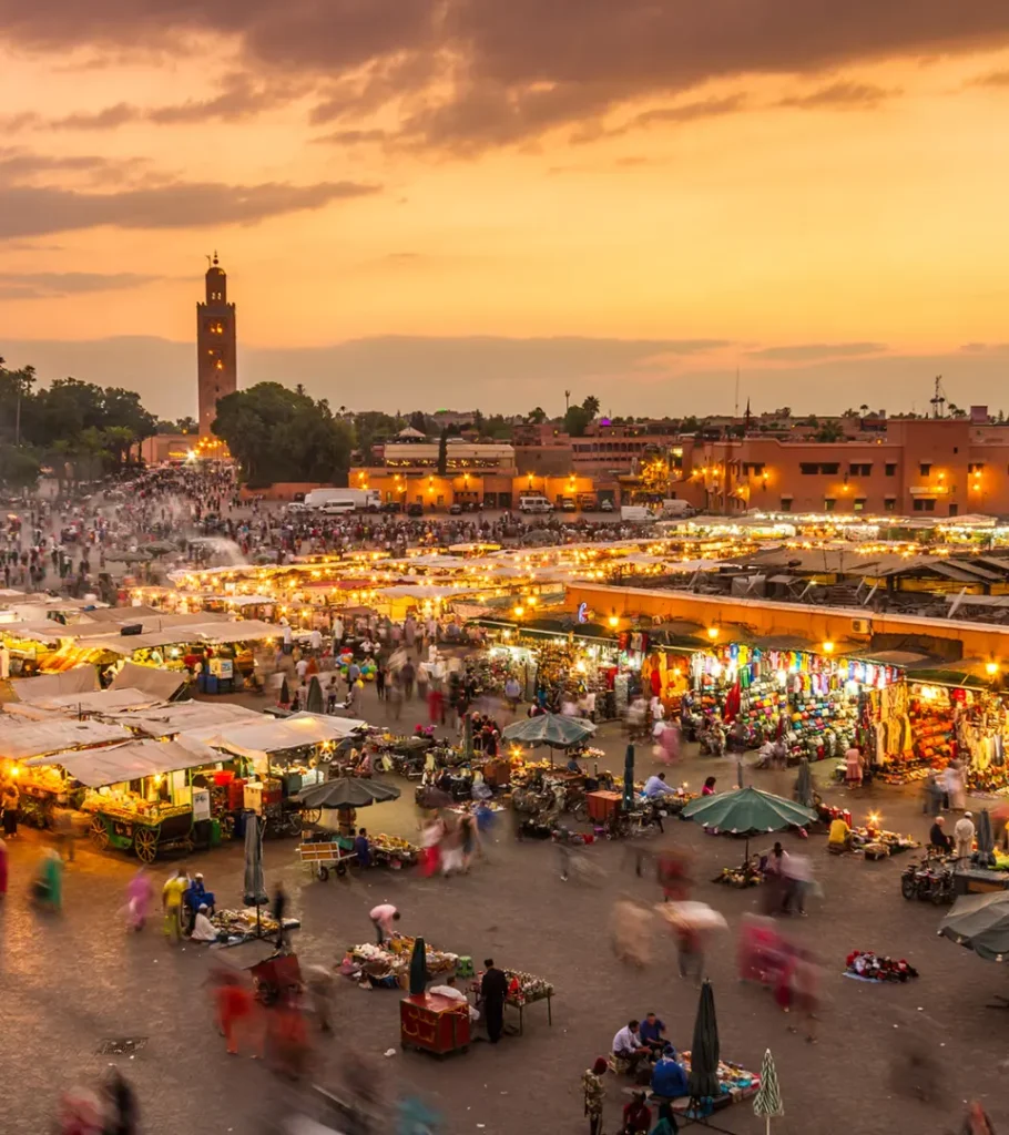 Luxury Private Transfers in Morocco: Travel Stress-Free in Style Things to Do in Marrakech – Jemaa el-Fna square, rooftop views, and vibrant medina streets