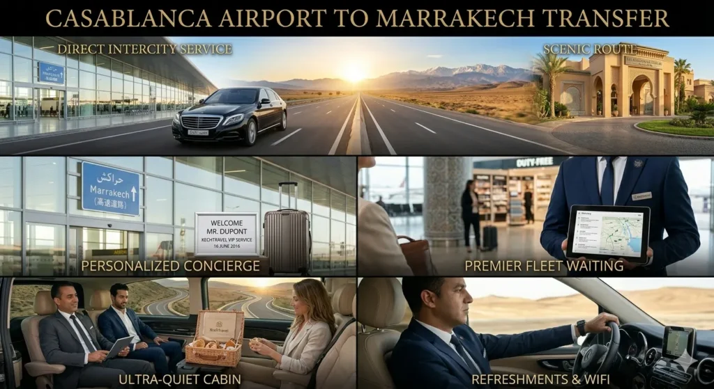 Casablanca Airport to Marrakech Transfer