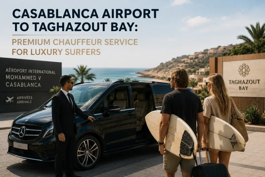 Casablanca Airport to Taghazout Bay: Premium Chauffeur Service for Luxury Surfers