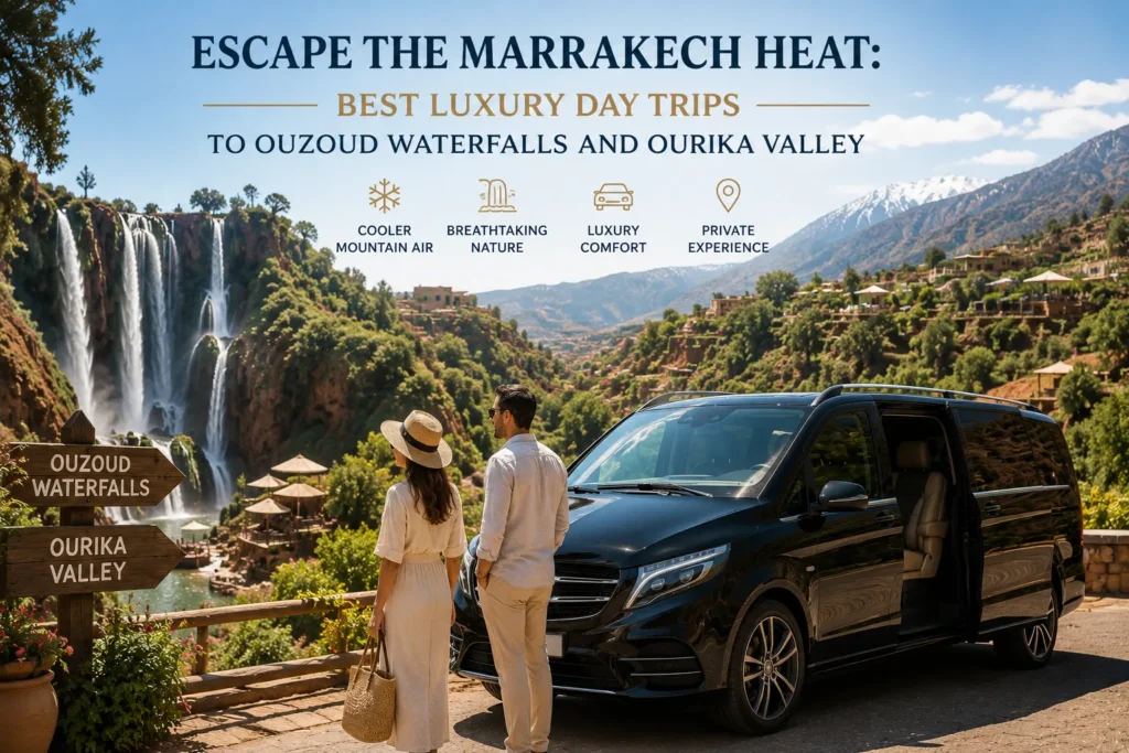Escape the Marrakech Heat: Best Luxury Day Trips to Ouzoud Waterfalls and Ourika Valley
