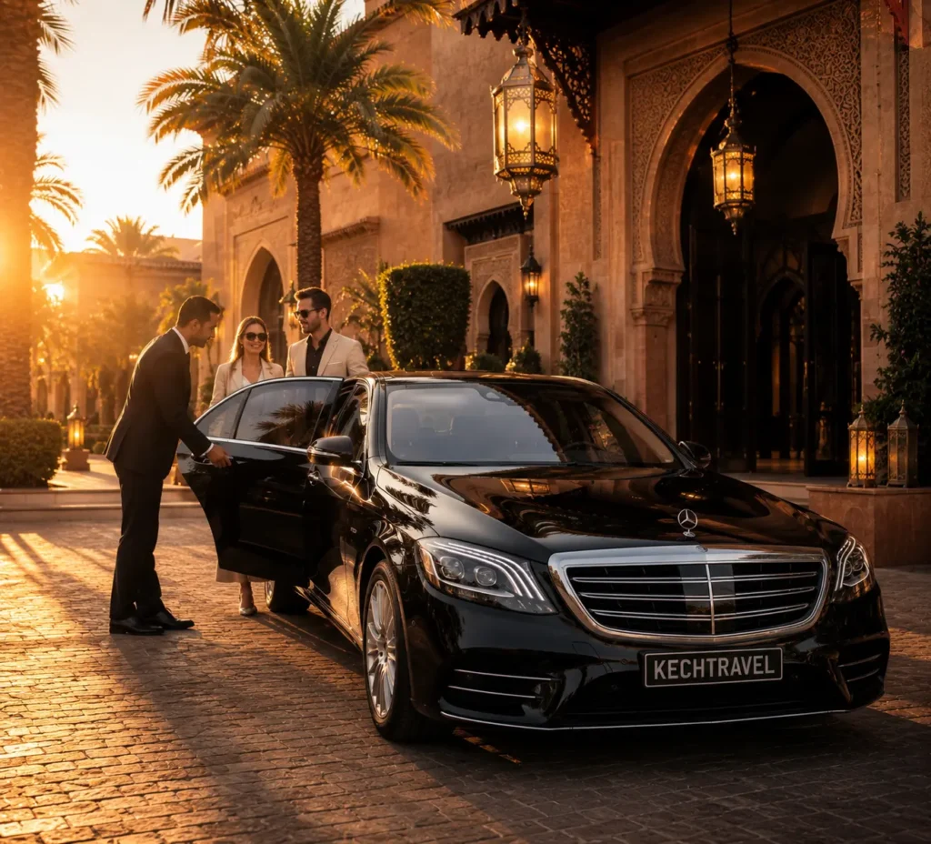 Marrakech Airport to Royal Mansour Transfer | Luxury Private Chauffeur Service