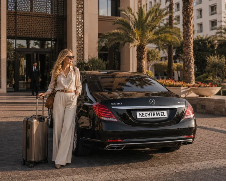 Private Transfer Casablanca to Marrakech Luxury black Mercedes private transfer from Casablanca to Marrakech