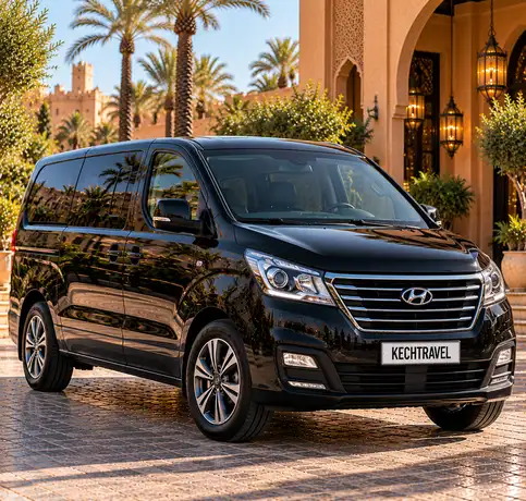Hyundai H1 passenger van in Morocco