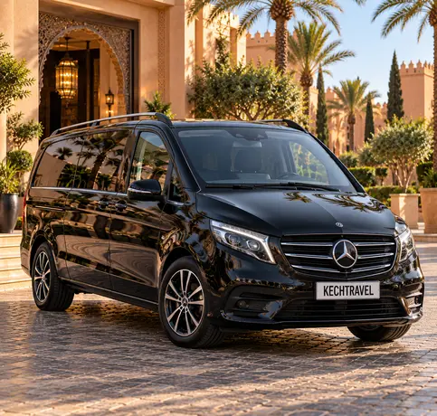 Mercedes Vito private passenger van in Morocco